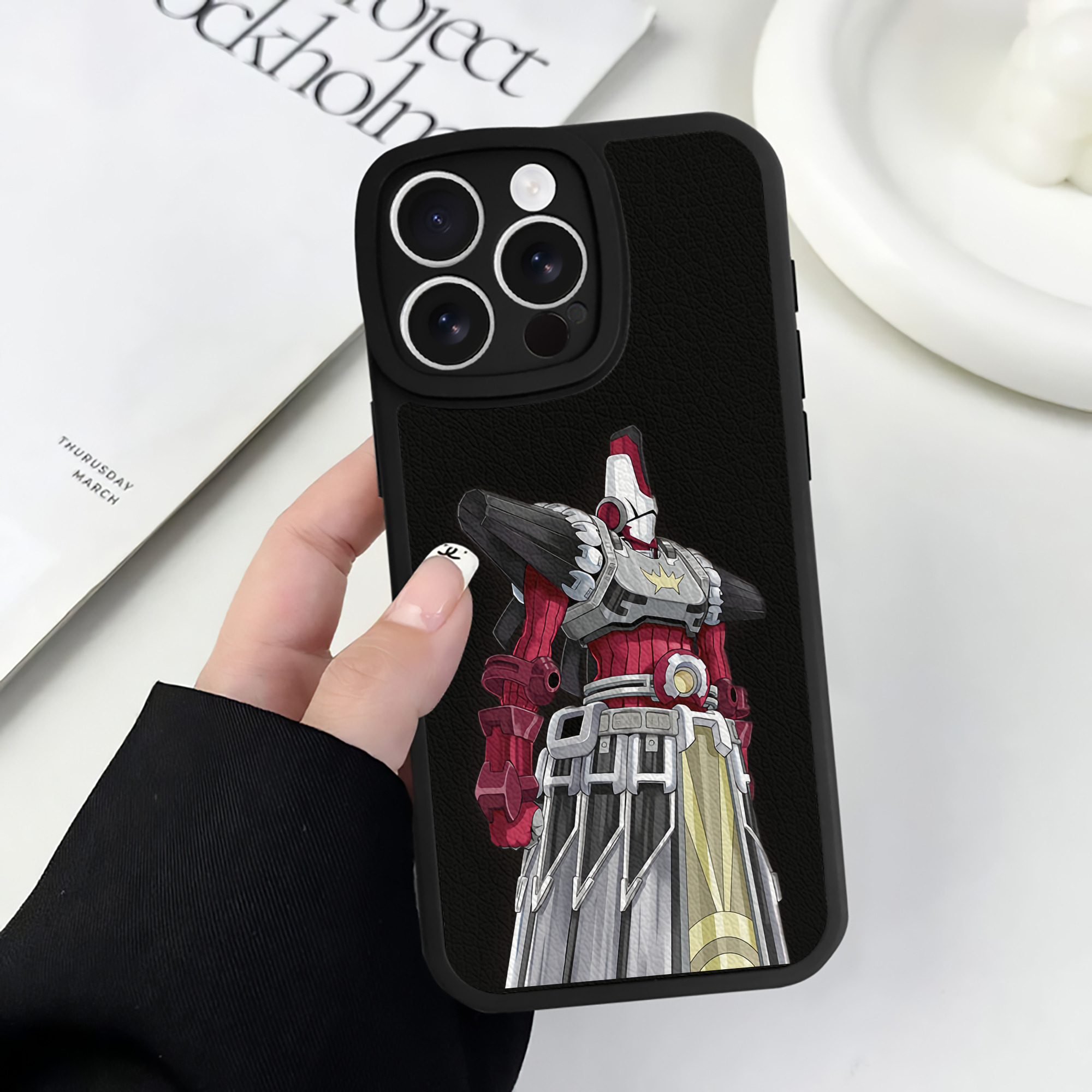（画像用） 遊☆戯☆王 Yu-Gi-Oh! 【iPhone 16シリーズ対応】シリコンスマホケース（レザー調） 材質：シリコン